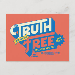 Ted Lasso The Truth Will Set You Free ポストカード