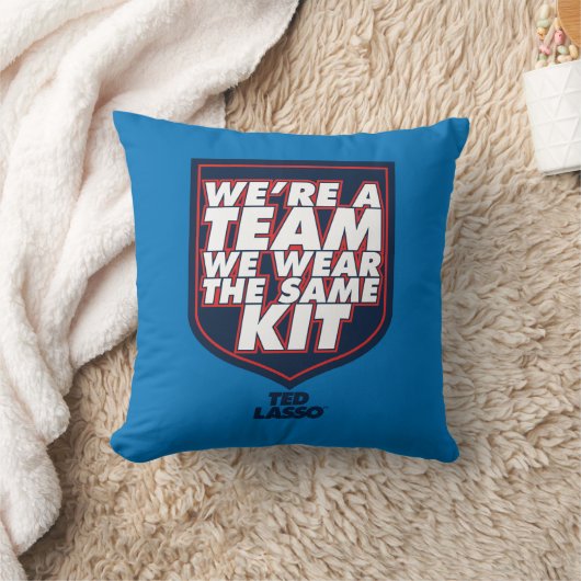 Ted Lasso | We're A Team Typography Graphic クッション (ブランケット)