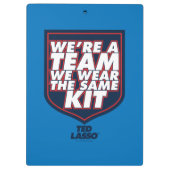 Ted Lasso | We're A Team Typography Graphic クリップボード (裏面)