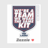Ted Lasso | We're A Team Typography Graphic シール (シート)