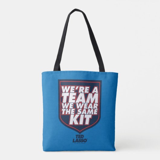 Ted Lasso | We're A Team Typography Graphic トートバッグ (裏面)