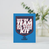 Ted Lasso | We're A Team Typography Graphic ポストカード (スタンド正面)