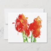 Ted Tulip写真お祝いof Life Card 招待状 (裏面)