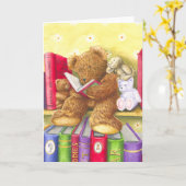 Teddiesストーリー時間 カード (黄色い花)