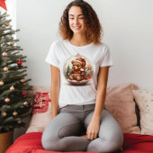 Teddyとのクリスマスボーブル Tシャツ