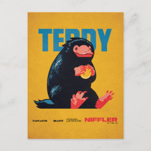 Teddyヴィンテージグラフィック ポストカード