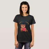 Teddy壊れたハートテディベアより良い物事が一緒である Tシャツ (正面フル)