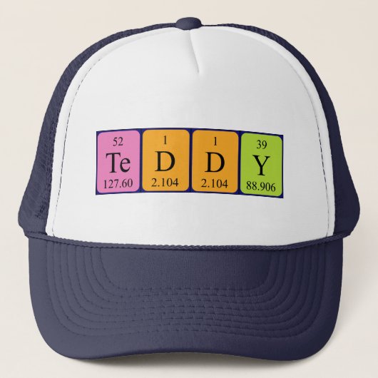 Teddy定期テーブル名hat キャップ (正面)