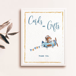 Teddy私たちはカードとギフトポスターを待つことができる ポスター