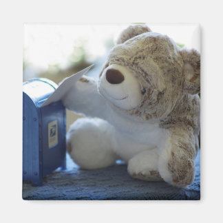 Teddy Bearが手紙2を郵送 マグネット