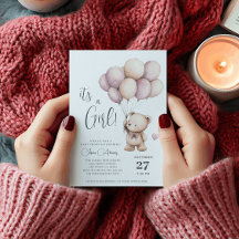 Teddy Bearその女の子パープルベージュ風船