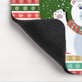 Teddy Bearとのクリスマスフェスティバルパターン マウスパッド (コーナー)