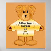 Teddy Bearとの小児癌認識度 ポスター (正面)