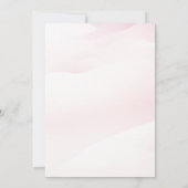 Teddy Bearのパーティー：ジェンダーの公開招待状 招待状 (裏面)