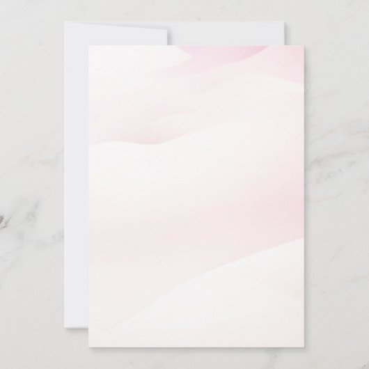 Teddy Bearのパーティー：ジェンダーの公開招待状 招待状 (裏面)