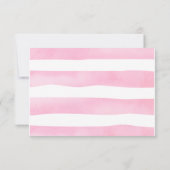 Teddy Bearはキャンディゲームの赤ちゃんシャワーの数を推測 招待状 (裏面)