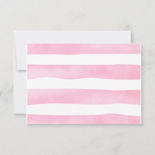 Teddy Bearはキャンディゲームの赤ちゃんシャワーの数を推測 招待状 (裏面)