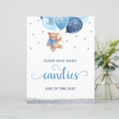 Teddy Bearは瓶の看板にキャンディーが何個入っているか推測する (スタンド正面)