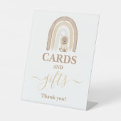 Teddy Bearカードとギフトのサイン 台座サイン (正面)