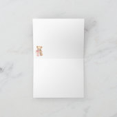 Teddy Bearクラウド上で眠る有難うございます 招待状 (内部)