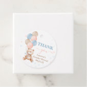 Teddy Bearジェンダーが赤ちゃんシャワーメッセージカードを明らかにする フェイバータグ (インサイチュ)