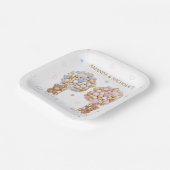 Teddy Bearジェンダーの発表 ペーパープレート (傾斜あり)