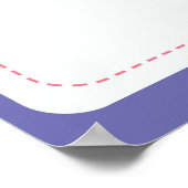 Teddy Bearテーマ性別が投票記号を明らかにする ポスター (角)