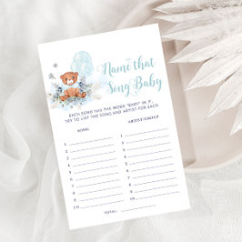 Teddy Bearバルーンその歌の少年の赤ちゃんシャワーゲーム