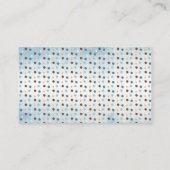 Teddy Bearベビーシャワー数を推測する エンクロージャーカード (裏面)