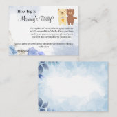 Teddy Bearママのベリーシャワーゲームカード プレイスカード (正面/裏面)