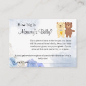 Teddy Bearママのベリーシャワーゲームカード プレイスカード (正面)