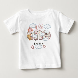 Teddy Bearワイルドワン幼児Tシャツ ベビーTシャツ