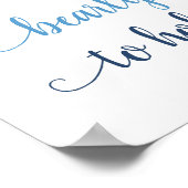 Teddy Bear我々はシャワーを保持するために真摯に待つ ポスター (角)