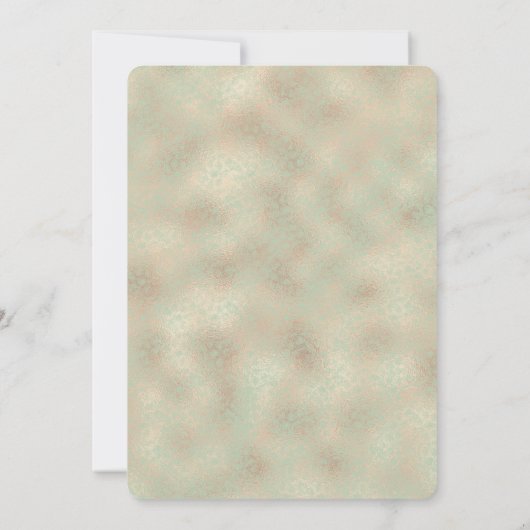 Teddy Bear我々は真摯に待つことができるニュートラルベビーシャワー 招待状 (裏面)