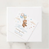 Teddy Bear我々は赤ちゃんシャワーの装飾を待つことができる フェイバータグ (インサイチュ)