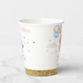 Teddy Bear我々は赤ちゃんシャワーの装飾を待つことができる 紙コップ (左)