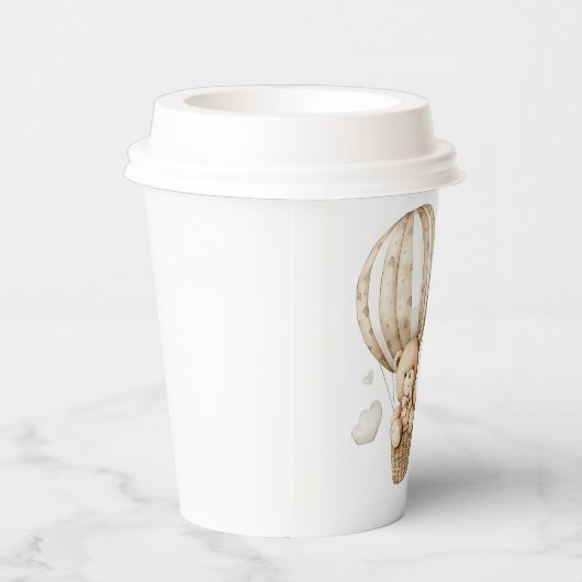 Teddy Bear我々は赤ちゃんシャワーを待つことができる 紙コップ (右)