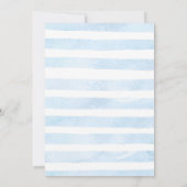 Teddy Bear赤ちゃんシャワー私たちは心から待つことができる 招待状 (裏面)