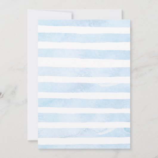 Teddy Bear赤ちゃんシャワー私たちは心から待つことができる 招待状 (裏面)