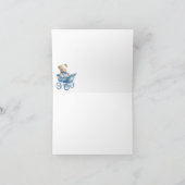 Teddy Bear雲の上で眠る感謝のメモInvi 招待状 (内部)