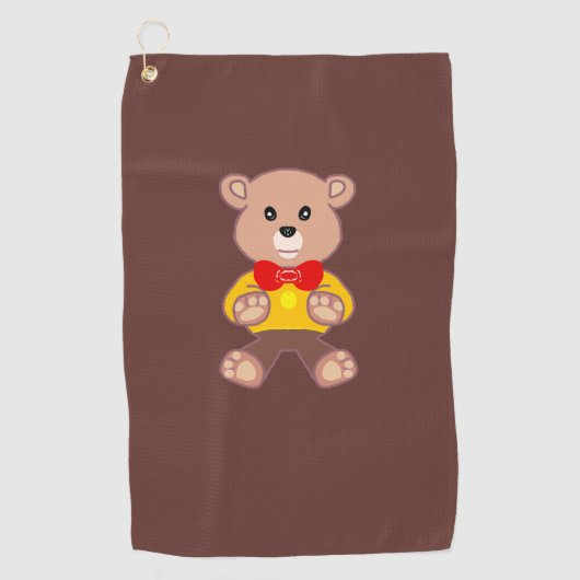Teddy Bear  ゴルフタオル (正面)