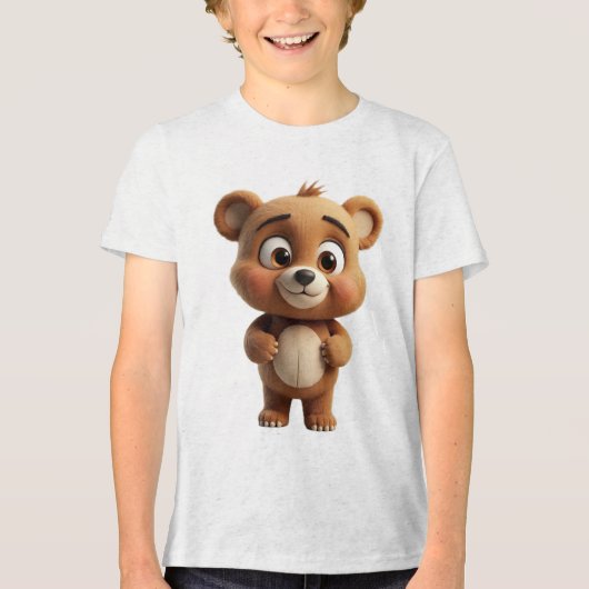 teddy bear トライブレンドＴシャツ (正面)