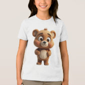 teddy bear トライブレンドＴシャツ (正面)