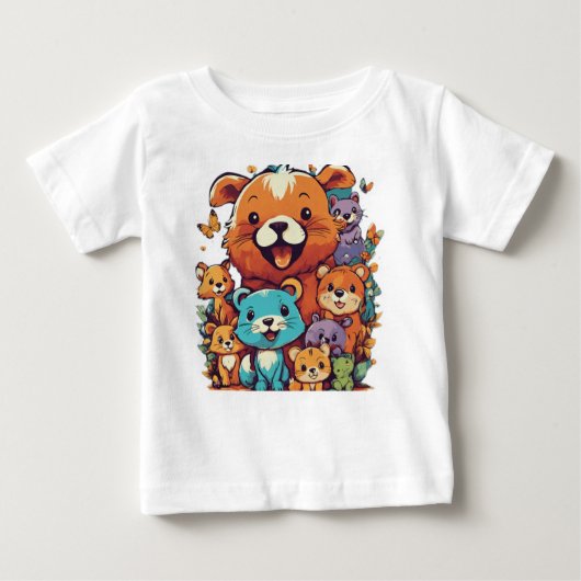 Teddy bear  ベビーTシャツ (正面)