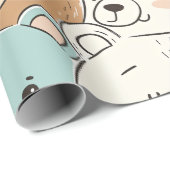 teddy bear ラッピングペーパー (ロールコーナー)