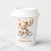 Teddy Bear 4th Birthday Party with Bear theme 紙コップ (正面)