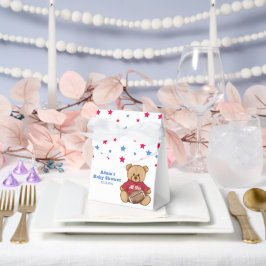 Teddy Bear All Star Football Sport Baby Shower  フェイバーボックス