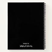 Teddy bear and Christmas tree Notebook ノートブック (裏面)