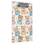 Teddy bear and flowers クリップボード (右)
