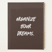 Teddy Bear and Pink Tulip Planner Gentle Planning プランナー手帳 (裏面)